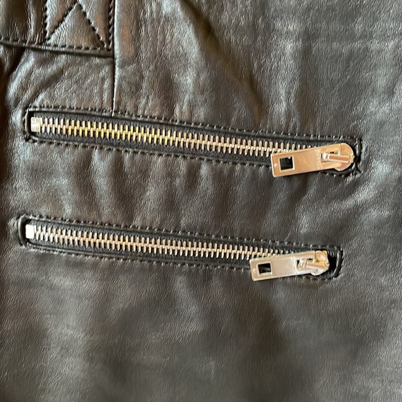 Rag & Bone 100% leather skirt - Picture 3 of 9